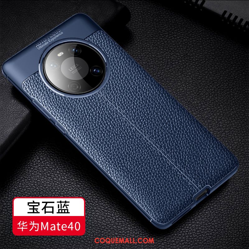 Étui Huawei Mate 40 Modèle Fleurie Business Nouveau, Coque Huawei Mate 40 Tout Compris Cuir