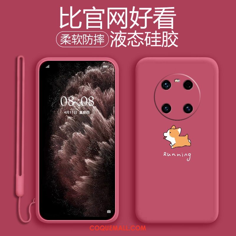 Étui Huawei Mate 40 Pro Créatif Dessin Animé Net Rouge, Coque Huawei Mate 40 Pro Tout Compris Silicone