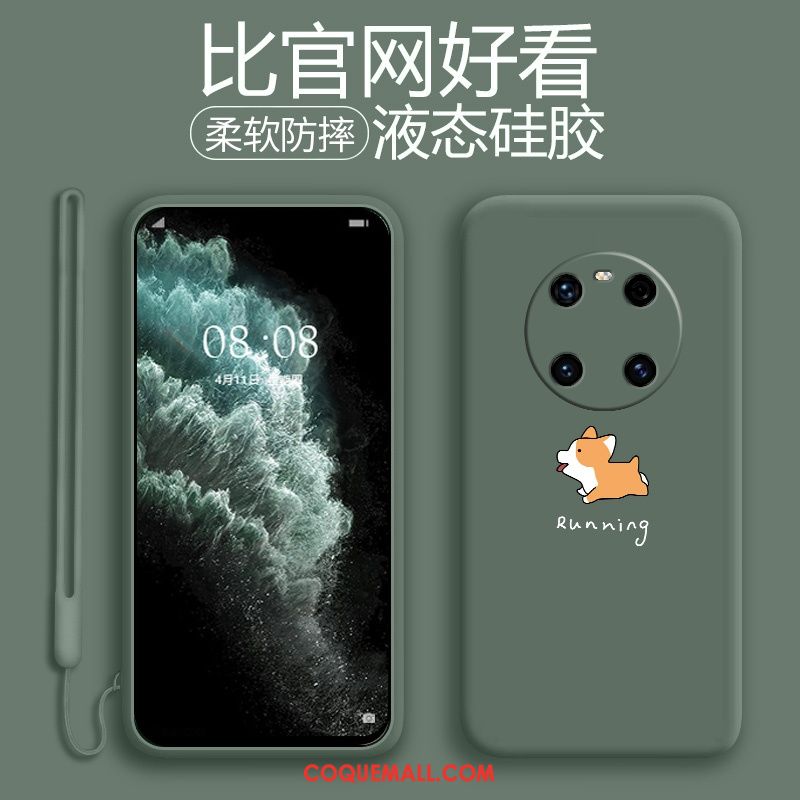 Étui Huawei Mate 40 Pro Créatif Dessin Animé Net Rouge, Coque Huawei Mate 40 Pro Tout Compris Silicone