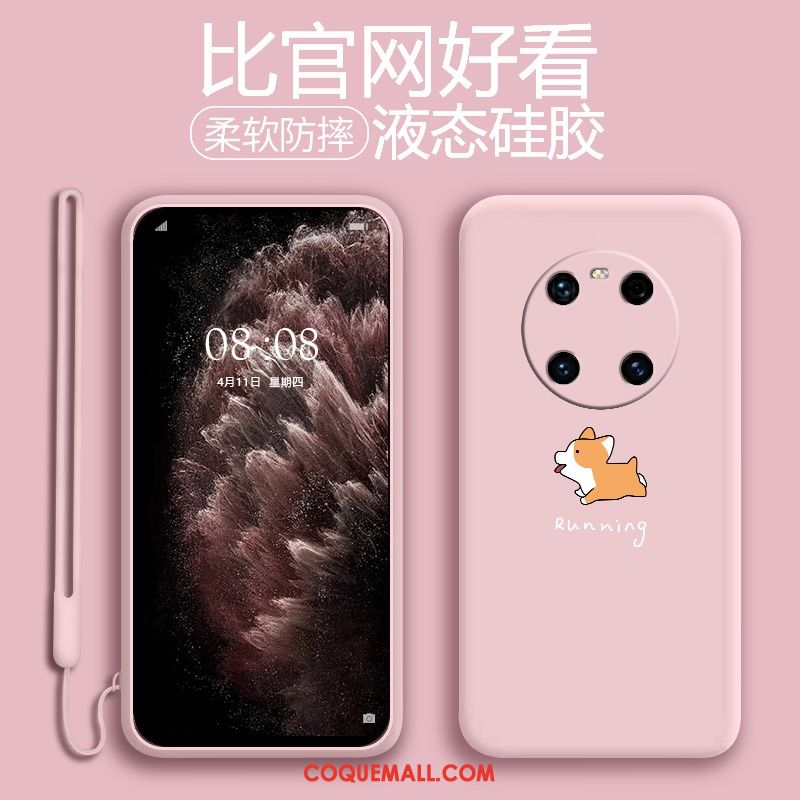 Étui Huawei Mate 40 Pro Créatif Dessin Animé Net Rouge, Coque Huawei Mate 40 Pro Tout Compris Silicone