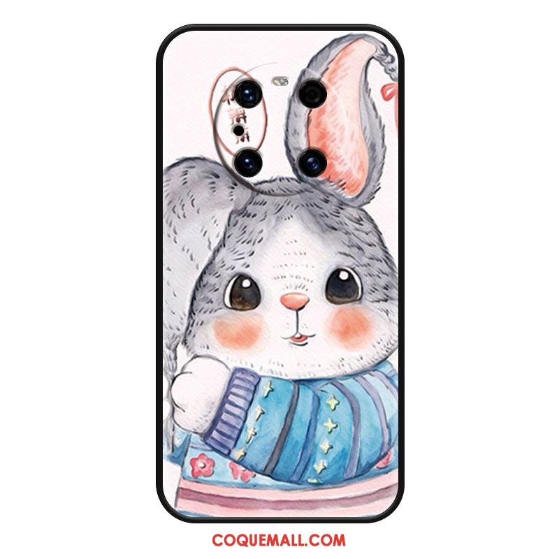 Étui Huawei Mate 40 Pro Dessin Animé Téléphone Portable Lapin, Coque Huawei Mate 40 Pro Incassable Ornements Suspendus