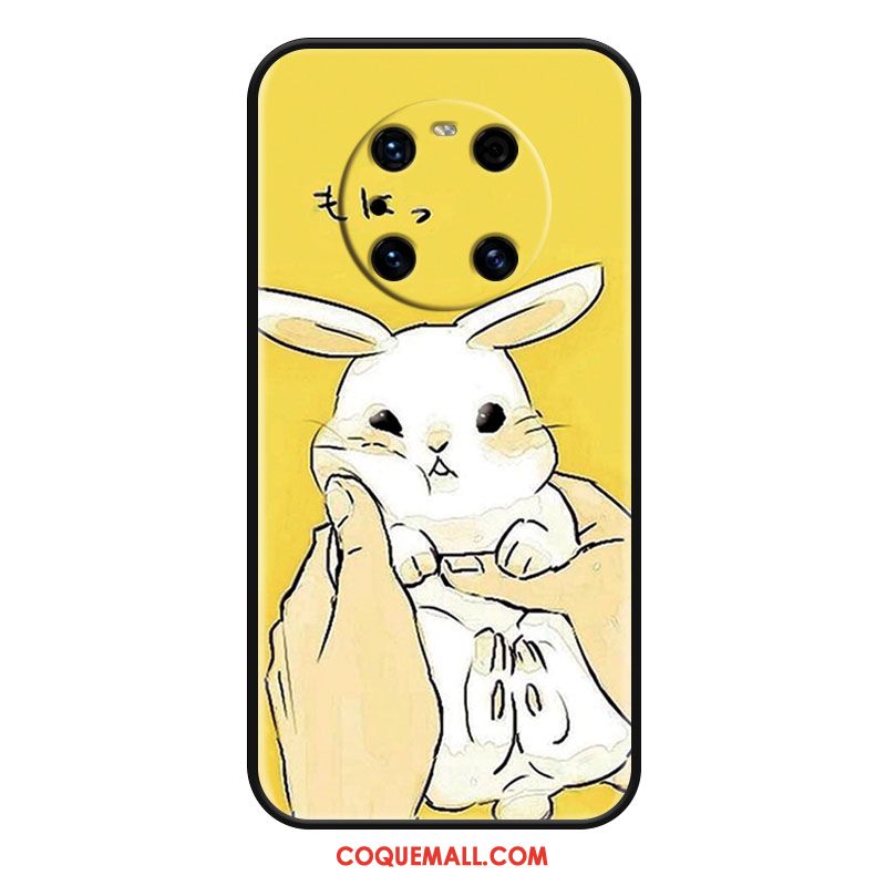 Étui Huawei Mate 40 Pro Dessin Animé Téléphone Portable Lapin, Coque Huawei Mate 40 Pro Incassable Ornements Suspendus