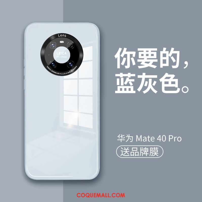 Étui Huawei Mate 40 Pro Miroir Tout Compris Téléphone Portable, Coque Huawei Mate 40 Pro Créatif Très Mince