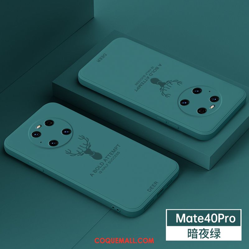 Étui Huawei Mate 40 Pro Protection Incassable Luxe, Coque Huawei Mate 40 Pro Nouveau Vert