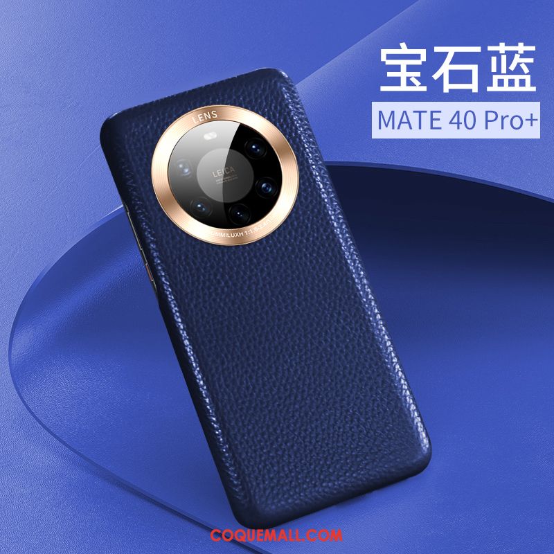 Étui Huawei Mate 40 Pro+ Protection Tout Compris Nouveau, Coque Huawei Mate 40 Pro+ Cuir Incassable Braun