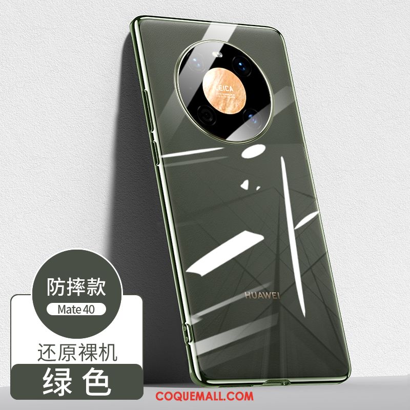 Étui Huawei Mate 40 Protection Argent Luxe, Coque Huawei Mate 40 Incassable Nouveau