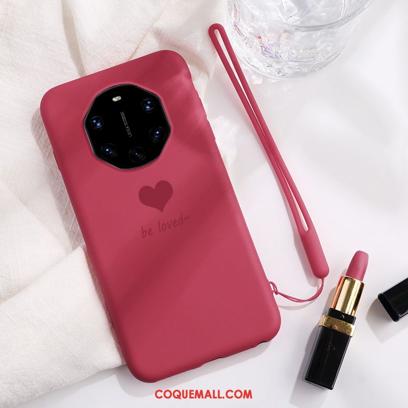 Étui Huawei Mate 40 Rs Incassable Silicone Fluide Doux, Coque Huawei Mate 40 Rs Amour Nouveau