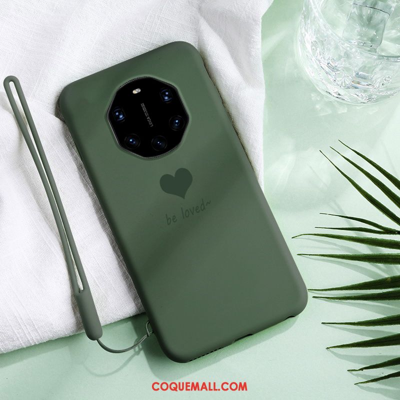 Étui Huawei Mate 40 Rs Incassable Silicone Fluide Doux, Coque Huawei Mate 40 Rs Amour Nouveau