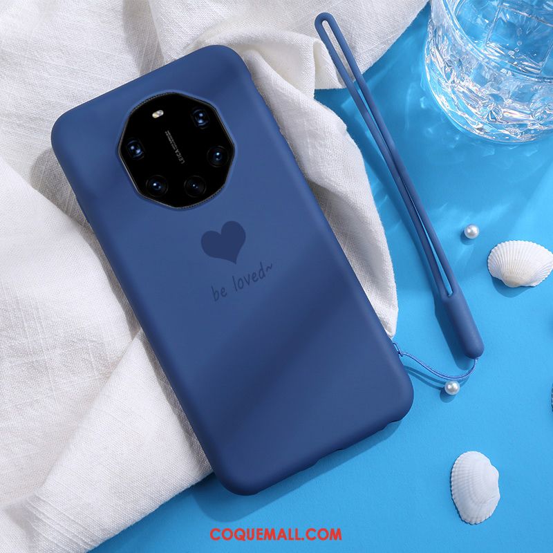 Étui Huawei Mate 40 Rs Incassable Silicone Fluide Doux, Coque Huawei Mate 40 Rs Amour Nouveau