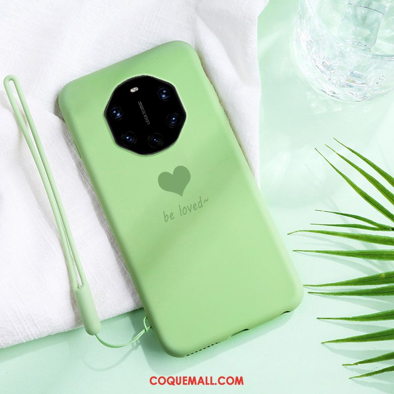 Étui Huawei Mate 40 Rs Incassable Silicone Fluide Doux, Coque Huawei Mate 40 Rs Amour Nouveau