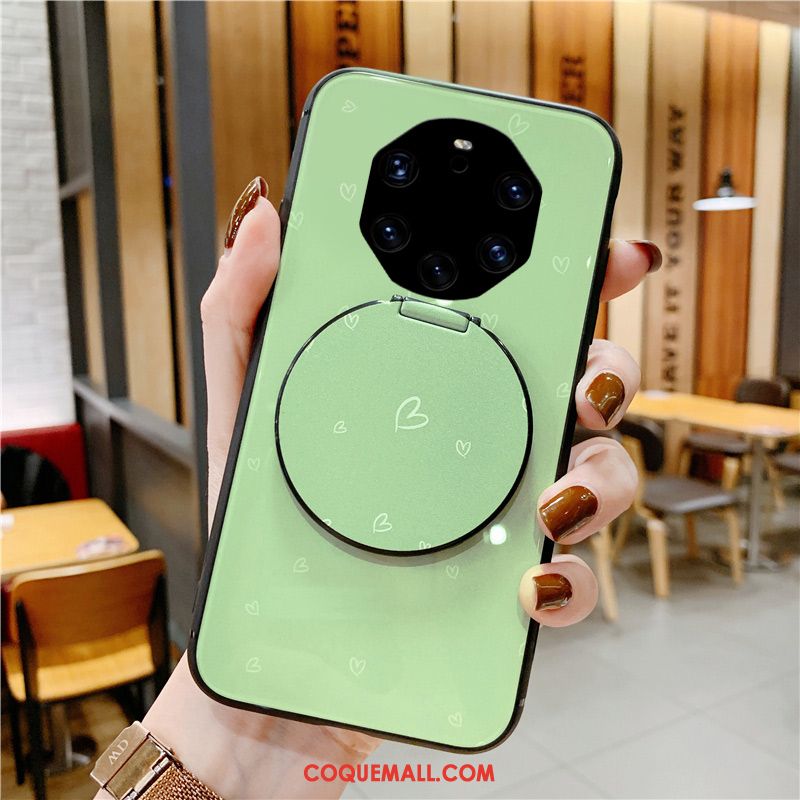 Étui Huawei Mate 40 Rs Miroir Petit Frais, Coque Huawei Mate 40 Rs Support Tout Compris