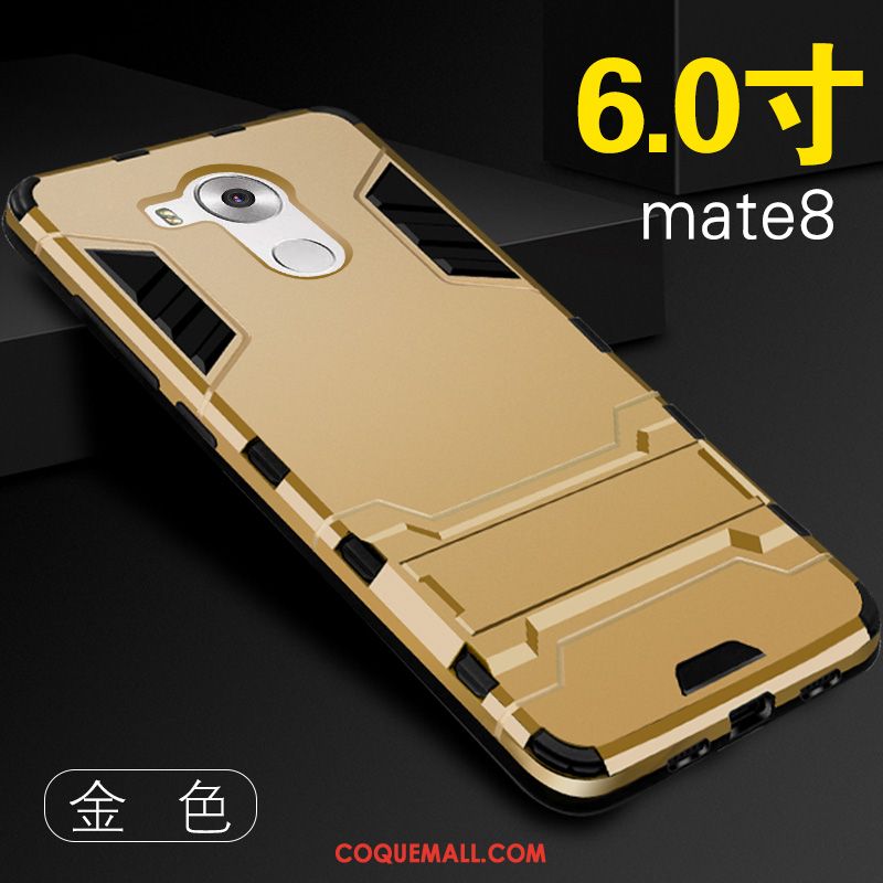 Étui Huawei Mate 8 Anneau Tempérer Membrane, Coque Huawei Mate 8 Argent Marque De Tendance