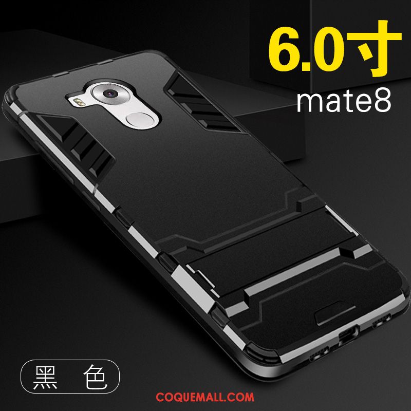 Étui Huawei Mate 8 Anneau Tempérer Membrane, Coque Huawei Mate 8 Argent Marque De Tendance