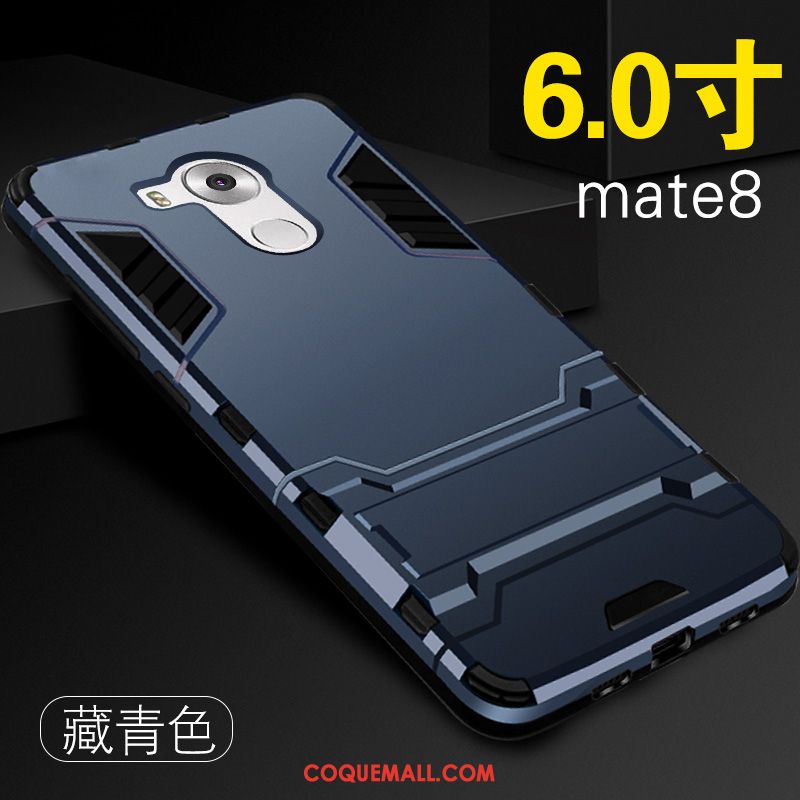 Étui Huawei Mate 8 Anneau Tempérer Membrane, Coque Huawei Mate 8 Argent Marque De Tendance