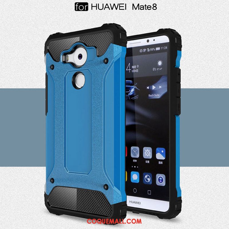 Étui Huawei Mate 8 Armure Tout Compris Difficile, Coque Huawei Mate 8 Rose Téléphone Portable