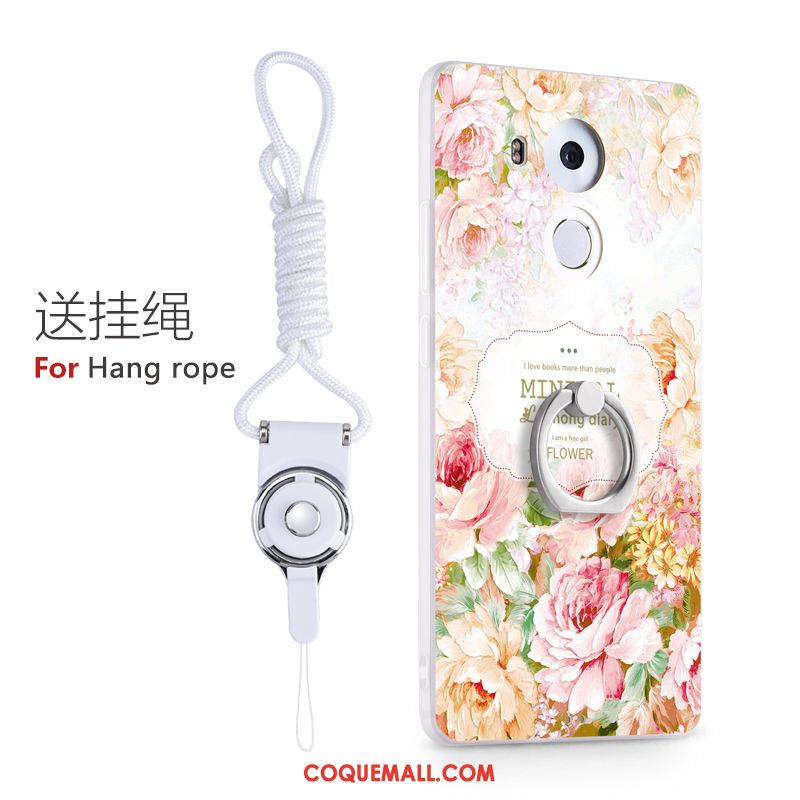 Étui Huawei Mate 8 Boucle Charmant Anneau, Coque Huawei Mate 8 Dessin Animé Ornements Suspendus