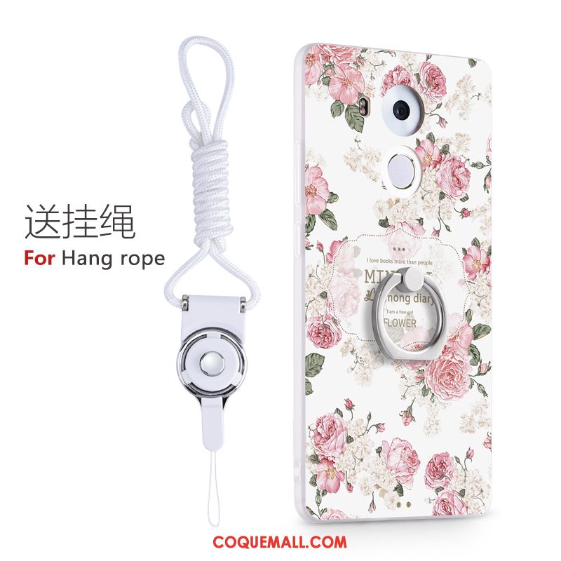 Étui Huawei Mate 8 Boucle Charmant Anneau, Coque Huawei Mate 8 Dessin Animé Ornements Suspendus