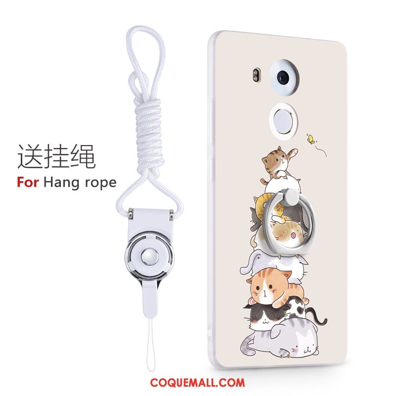 Étui Huawei Mate 8 Boucle Charmant Anneau, Coque Huawei Mate 8 Dessin Animé Ornements Suspendus