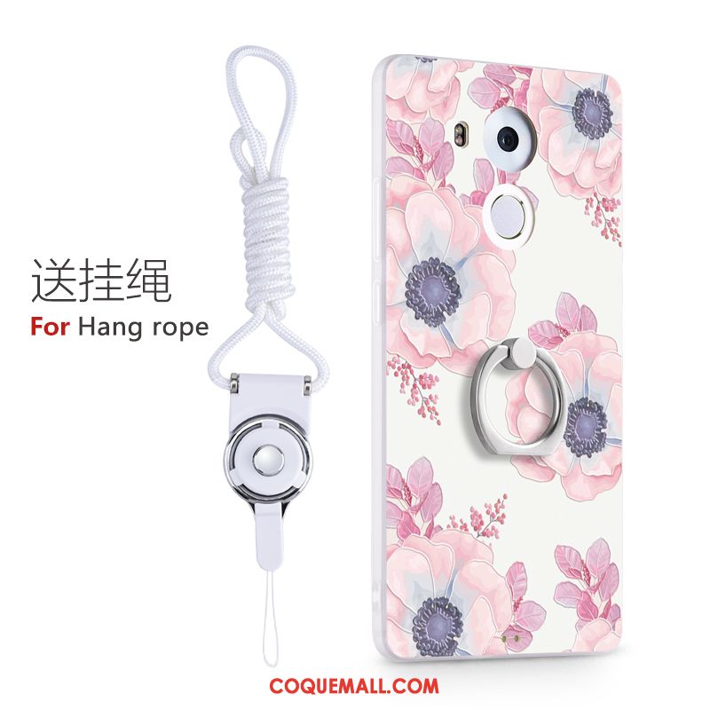 Étui Huawei Mate 8 Boucle Charmant Anneau, Coque Huawei Mate 8 Dessin Animé Ornements Suspendus