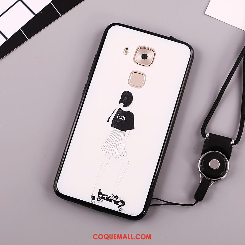 Étui Huawei Mate 8 Fluide Doux Gris Incassable, Coque Huawei Mate 8 Téléphone Portable Silicone