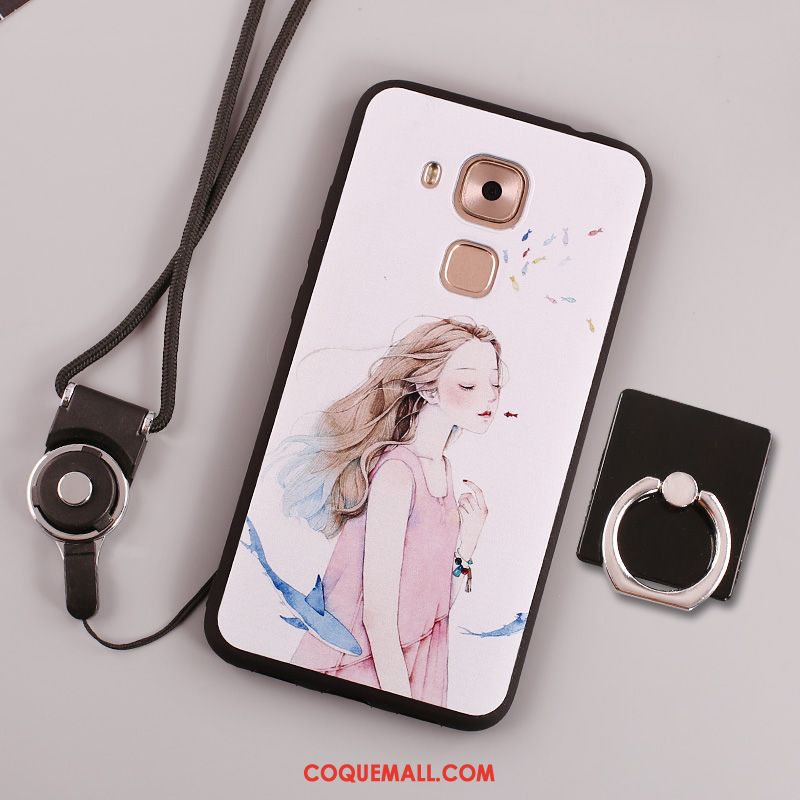 Étui Huawei Mate 8 Fluide Doux Tendance Noir, Coque Huawei Mate 8 Silicone Téléphone Portable