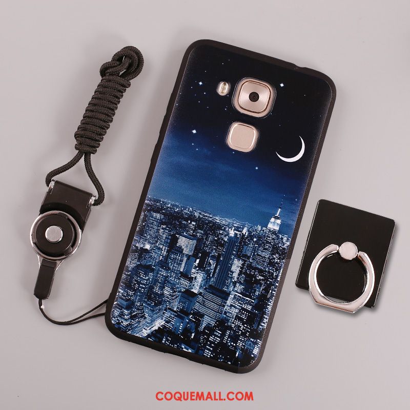 Étui Huawei Mate 8 Fluide Doux Tendance Noir, Coque Huawei Mate 8 Silicone Téléphone Portable