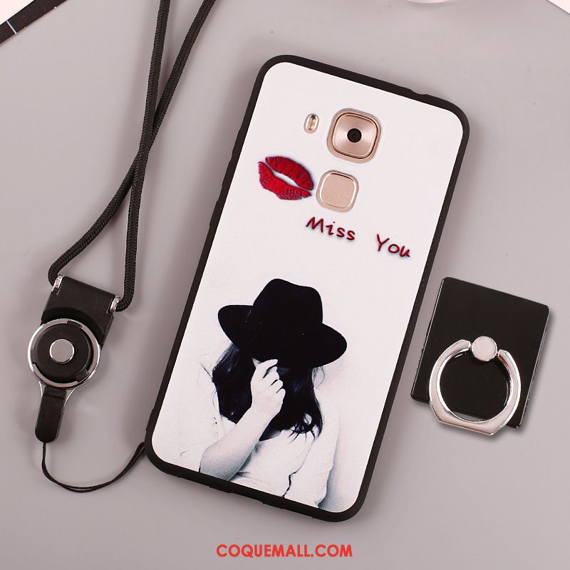 Étui Huawei Mate 8 Fluide Doux Tendance Noir, Coque Huawei Mate 8 Silicone Téléphone Portable