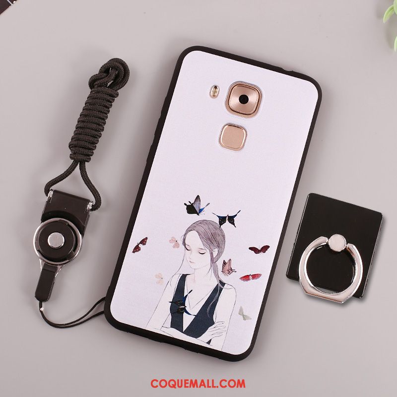 Étui Huawei Mate 8 Fluide Doux Tendance Noir, Coque Huawei Mate 8 Silicone Téléphone Portable