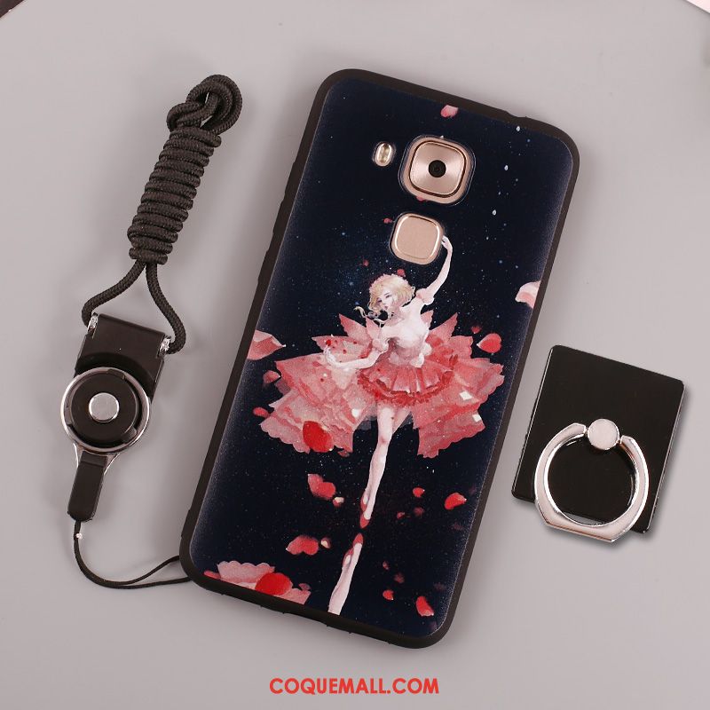 Étui Huawei Mate 8 Fluide Doux Tendance Noir, Coque Huawei Mate 8 Silicone Téléphone Portable