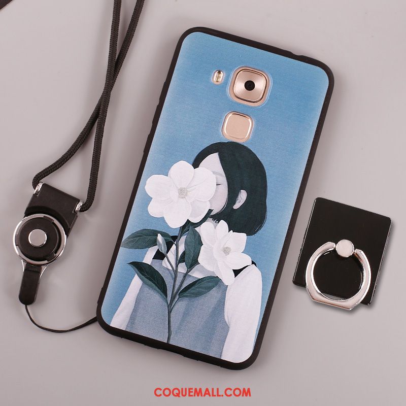 Étui Huawei Mate 8 Fluide Doux Tendance Noir, Coque Huawei Mate 8 Silicone Téléphone Portable