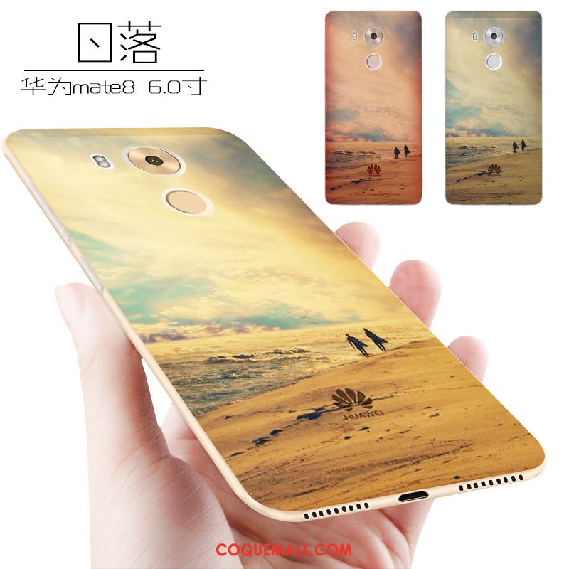 Étui Huawei Mate 8 Fluide Doux Tout Compris Incassable, Coque Huawei Mate 8 Amoureux Nouveau