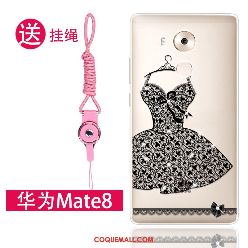 Étui Huawei Mate 8 Incassable Téléphone Portable Tout Compris, Coque Huawei Mate 8 Fluide Doux Silicone