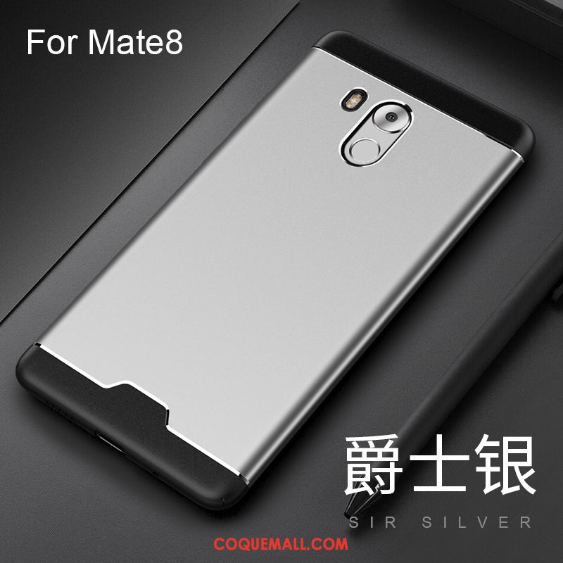 Étui Huawei Mate 8 Métal Protection Difficile, Coque Huawei Mate 8 Incassable Noir