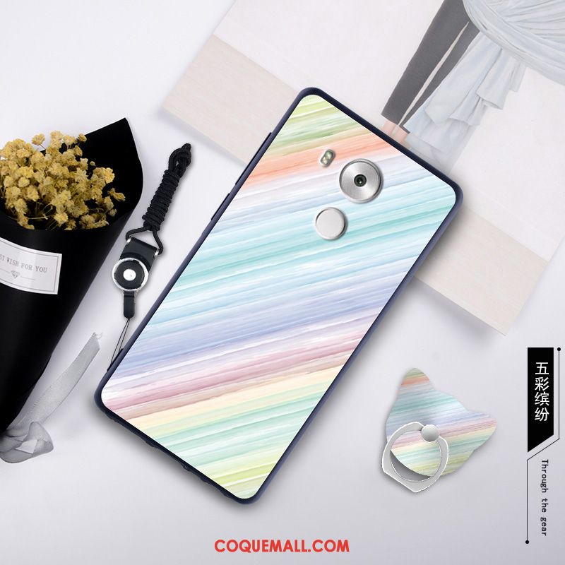 Étui Huawei Mate 8 Ornements Suspendus Anneau Silicone, Coque Huawei Mate 8 Fluide Doux Téléphone Portable Beige