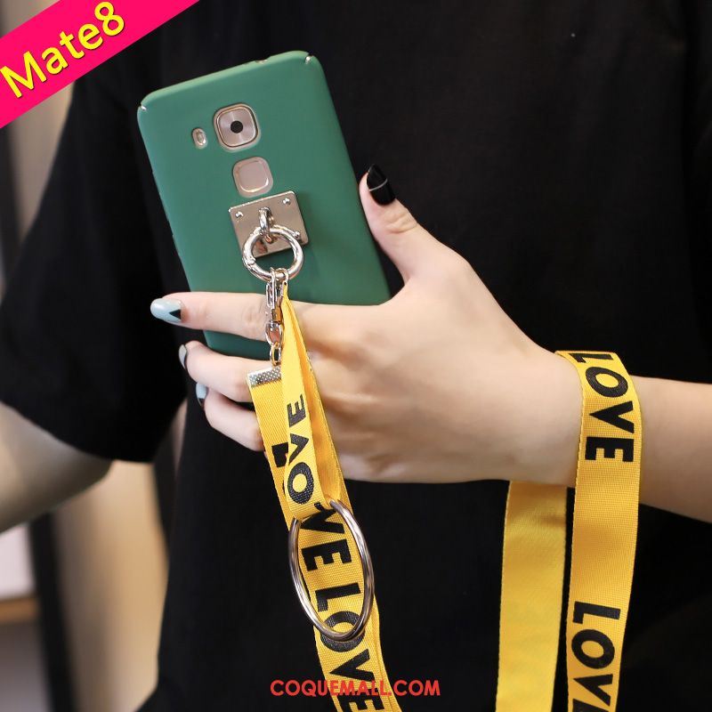 Étui Huawei Mate 8 Protection Difficile Jaune, Coque Huawei Mate 8 Téléphone Portable Vert