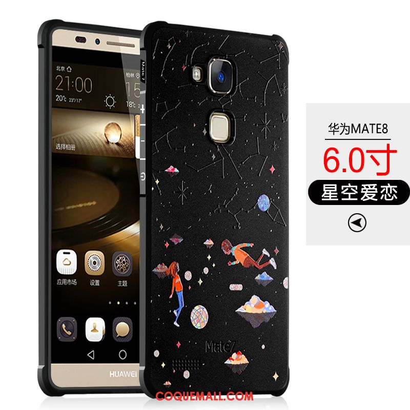 Étui Huawei Mate 8 Protection Délavé En Daim Téléphone Portable, Coque Huawei Mate 8 Tendance Incassable