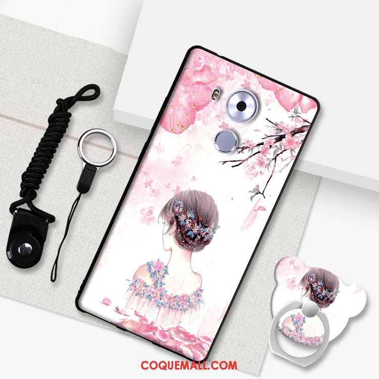 Étui Huawei Mate 8 Rose Incassable Téléphone Portable, Coque Huawei Mate 8 Fluide Doux