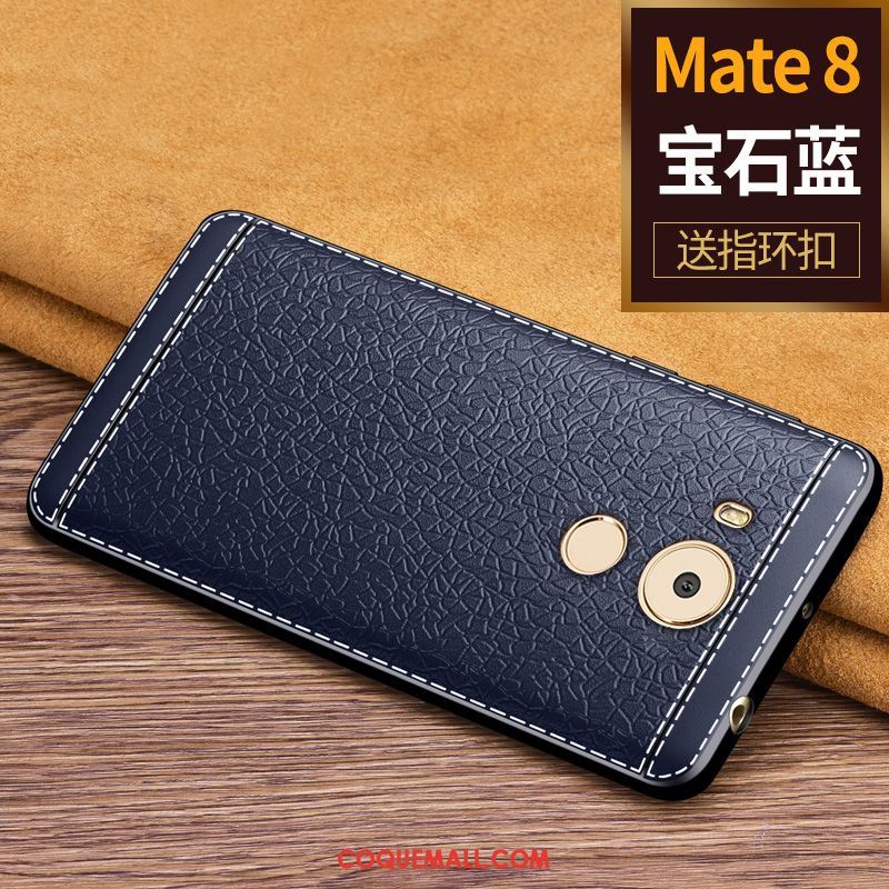Étui Huawei Mate 8 Rouge Business Fluide Doux, Coque Huawei Mate 8 Téléphone Portable Silicone