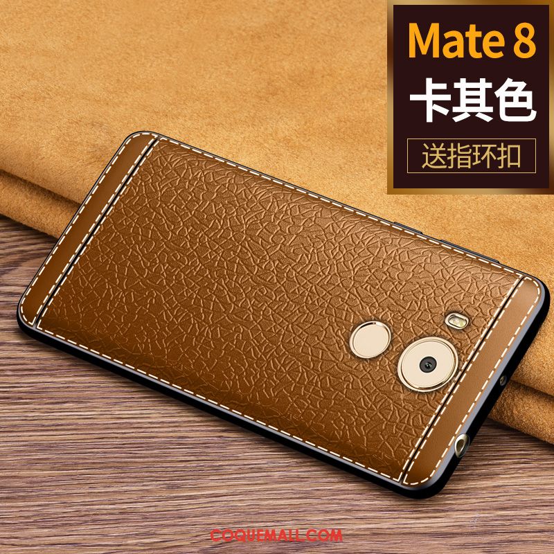 Étui Huawei Mate 8 Rouge Business Fluide Doux, Coque Huawei Mate 8 Téléphone Portable Silicone