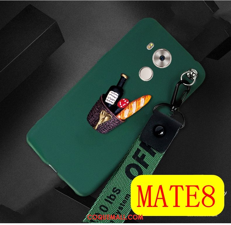 Étui Huawei Mate 8 Silicone Créatif Personnalité, Coque Huawei Mate 8 Protection Vert