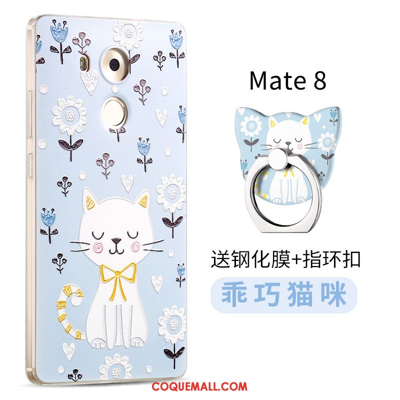 Étui Huawei Mate 8 Tendance Protection Tout Compris, Coque Huawei Mate 8 Téléphone Portable Bleu