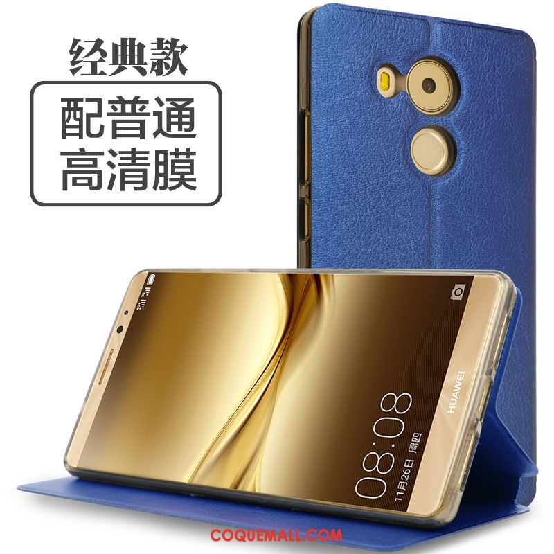 Étui Huawei Mate 8 Tout Compris Métal Bleu, Coque Huawei Mate 8 Téléphone Portable