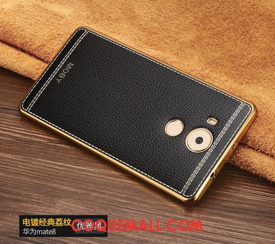 Étui Huawei Mate 8 Téléphone Portable Marron Silicone, Coque Huawei Mate 8 Fluide Doux Incassable