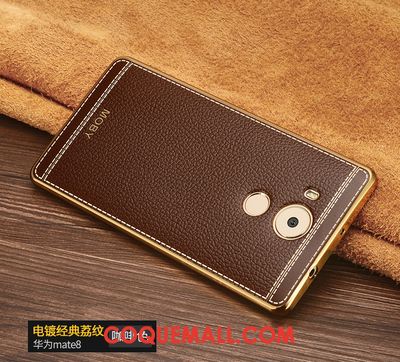 Étui Huawei Mate 8 Téléphone Portable Marron Silicone, Coque Huawei Mate 8 Fluide Doux Incassable