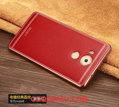 Étui Huawei Mate 8 Téléphone Portable Marron Silicone, Coque Huawei Mate 8 Fluide Doux Incassable