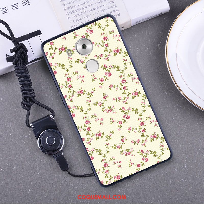 Étui Huawei Mate 8 Téléphone Portable Rose Silicone, Coque Huawei Mate 8 Incassable Fluide Doux