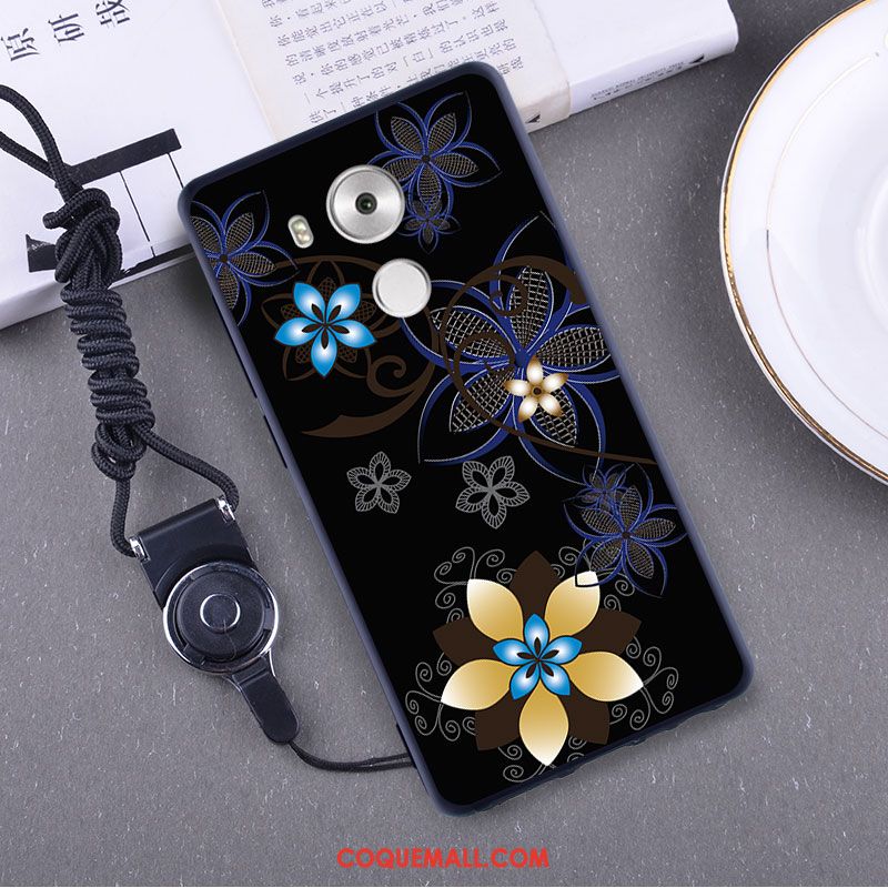 Étui Huawei Mate 8 Téléphone Portable Rose Silicone, Coque Huawei Mate 8 Incassable Fluide Doux