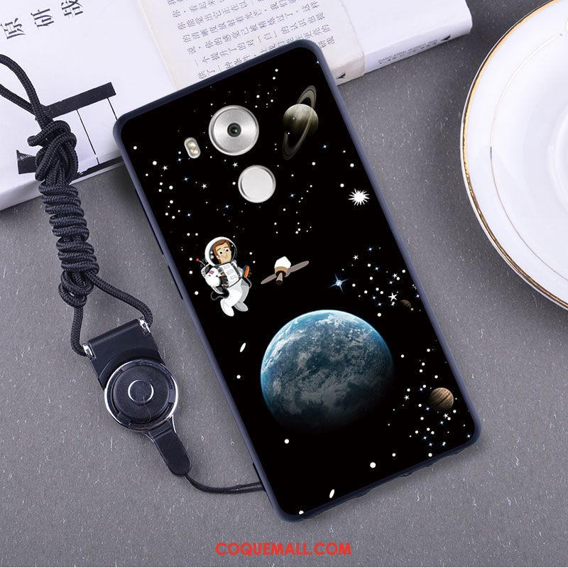 Étui Huawei Mate 8 Téléphone Portable Rose Silicone, Coque Huawei Mate 8 Incassable Fluide Doux