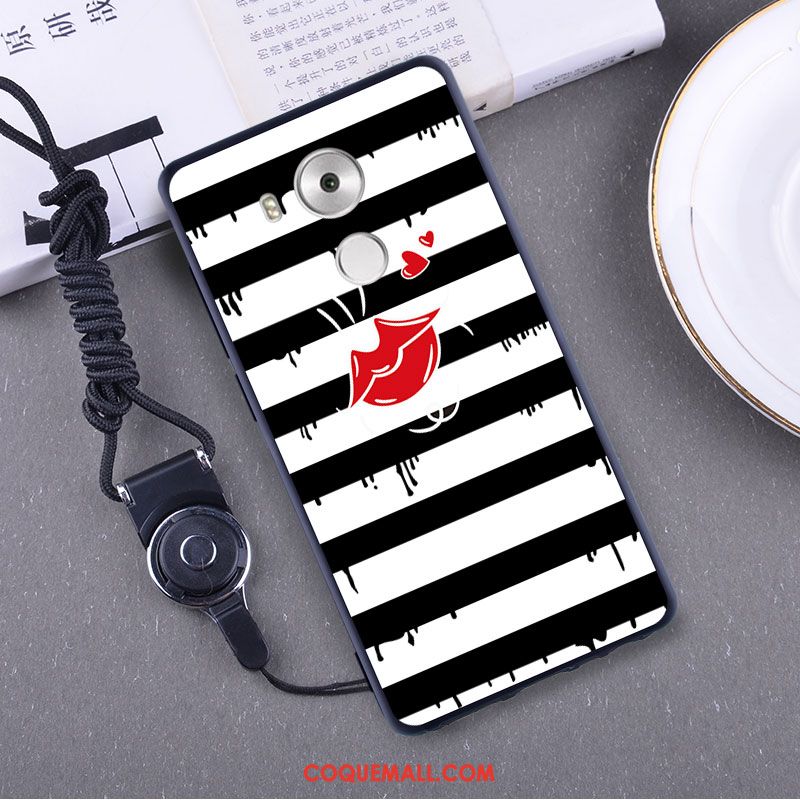 Étui Huawei Mate 8 Téléphone Portable Rose Silicone, Coque Huawei Mate 8 Incassable Fluide Doux