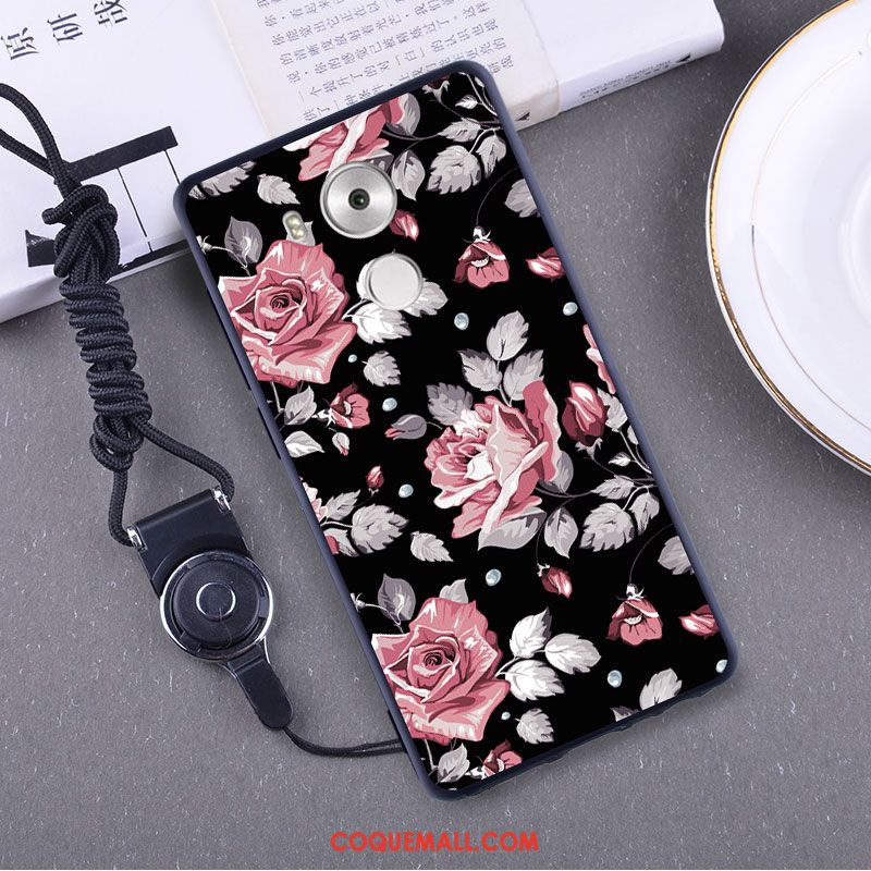 Étui Huawei Mate 8 Téléphone Portable Rose Silicone, Coque Huawei Mate 8 Incassable Fluide Doux